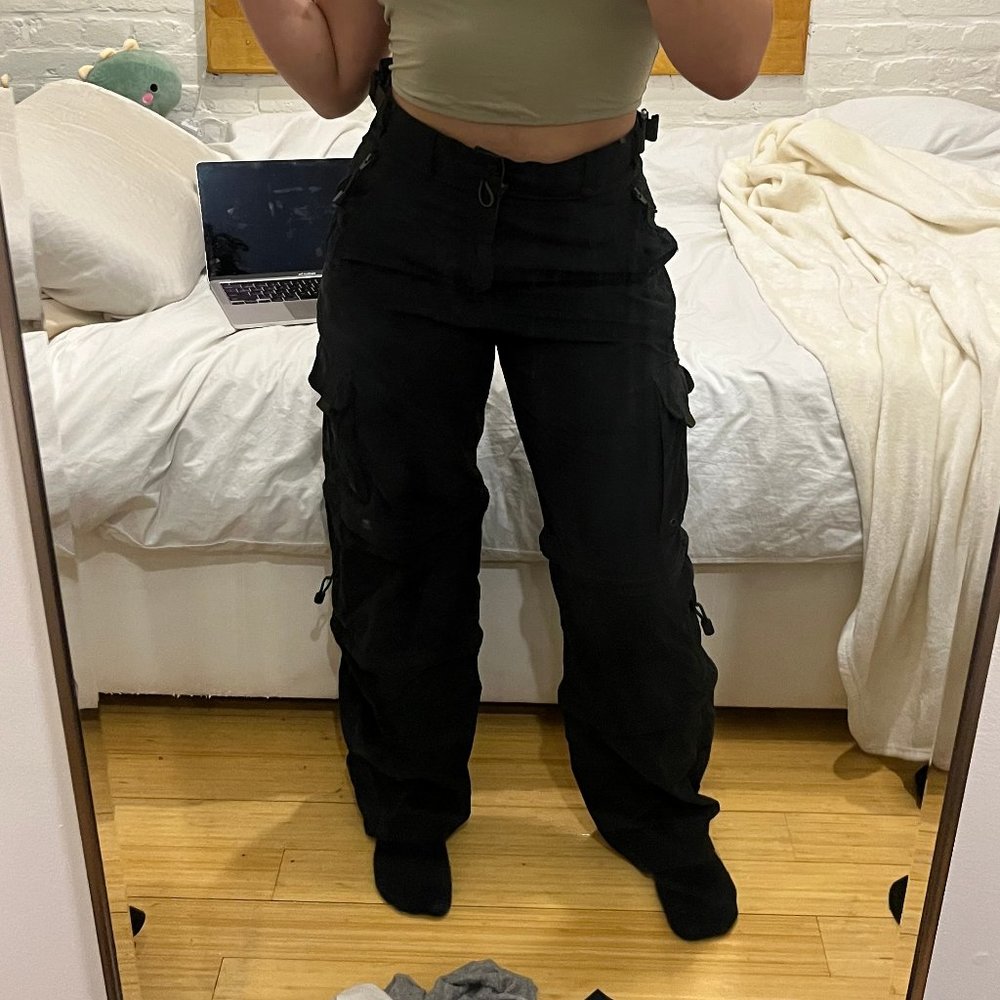 Vintage black y2k cargo pants